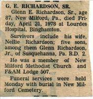 Richardson, Glenn E., Sr. 